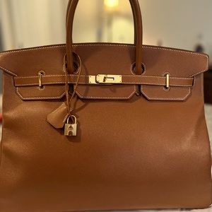 SOLD Hermes Birkin Gold Togo 40